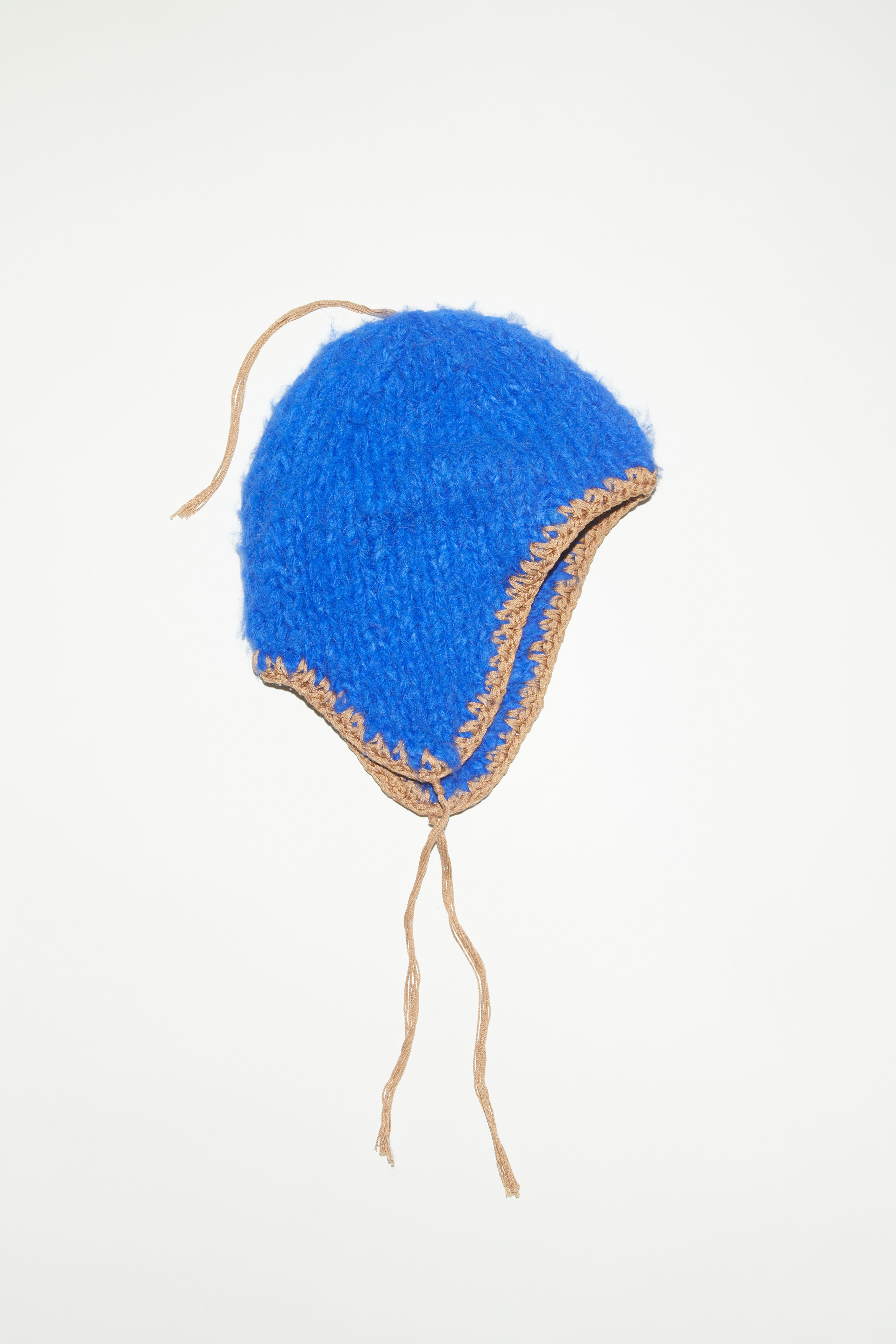 Hat with ear flaps - Deep blue - 1