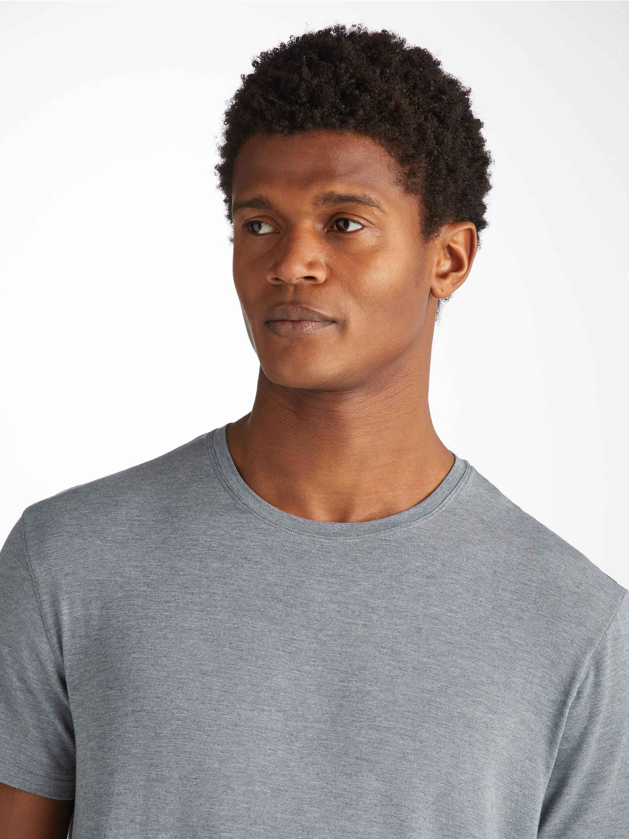Men's T-Shirt Marlowe Micro Modal Stretch Charcoal - 5