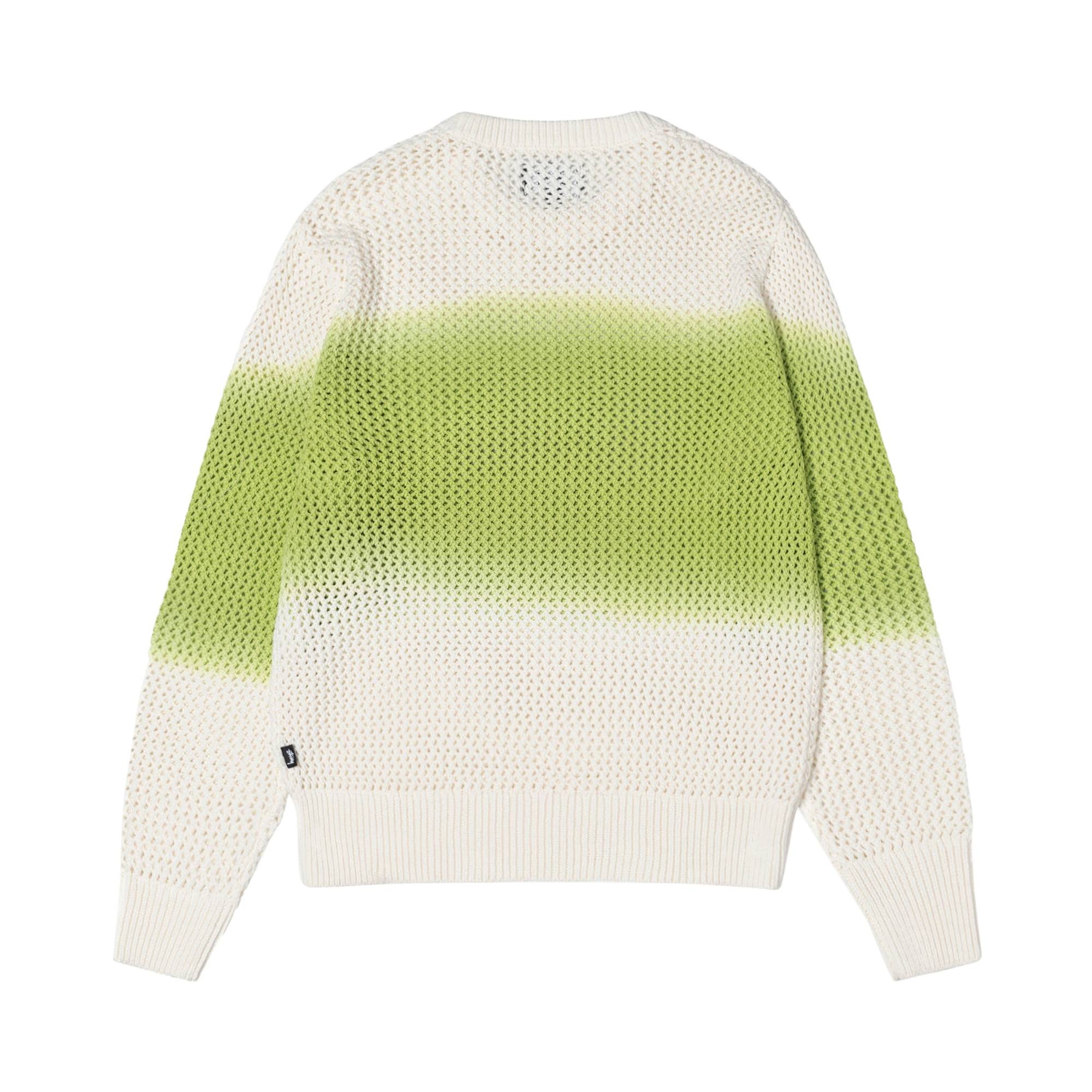 Stussy Pigment Dyed Loose Gauge Sweater 'Bright Green' - 2