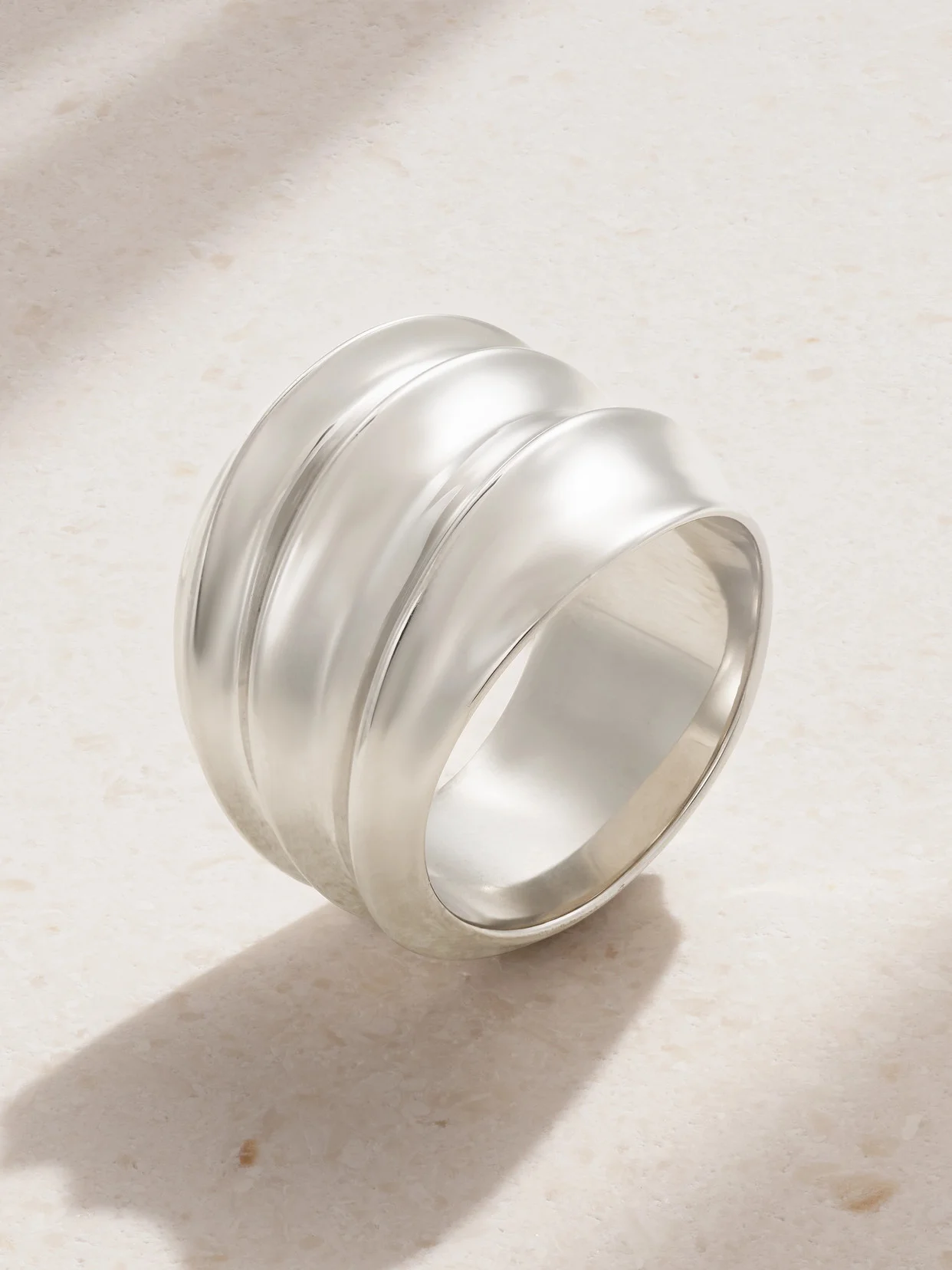 Flux Recycled Sterling Silver Ring - 1