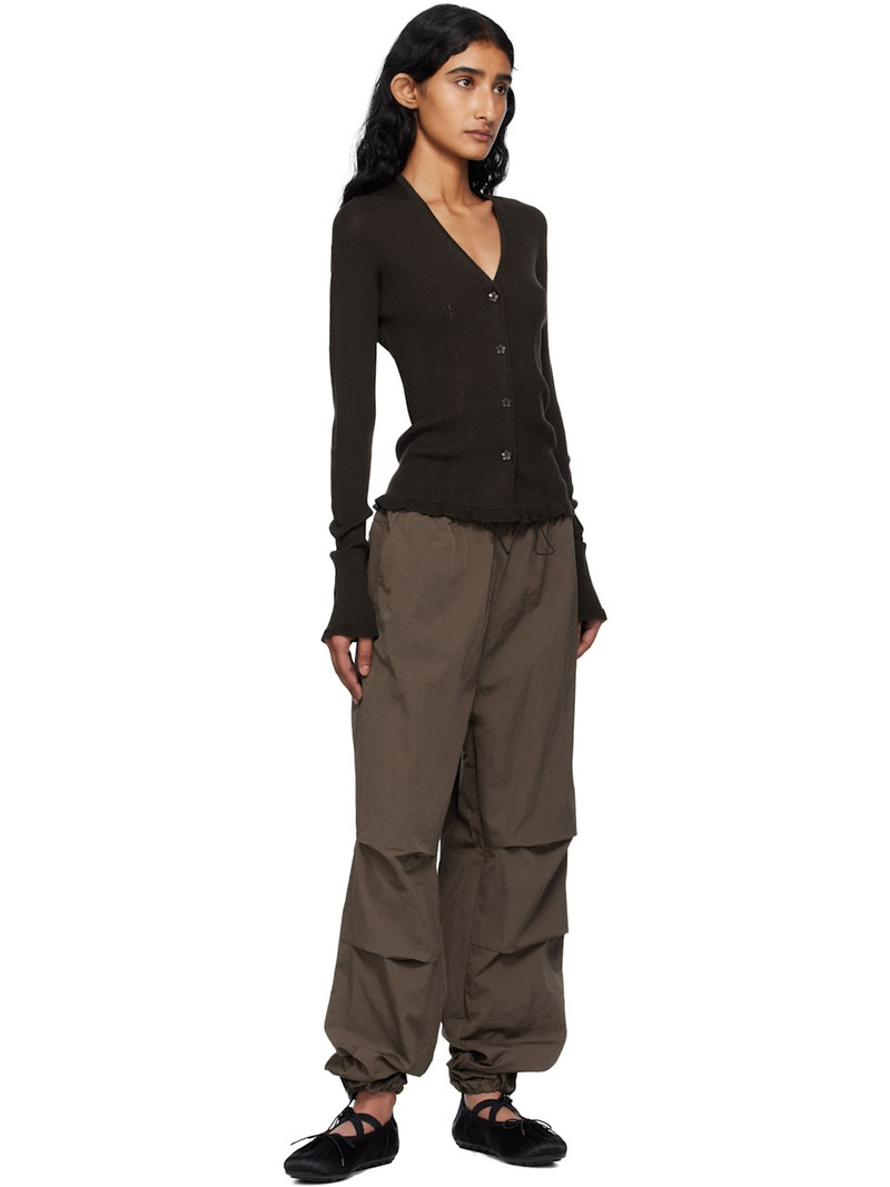 CECILIE BAHNSEN Brown Bessie Cardigan outlook