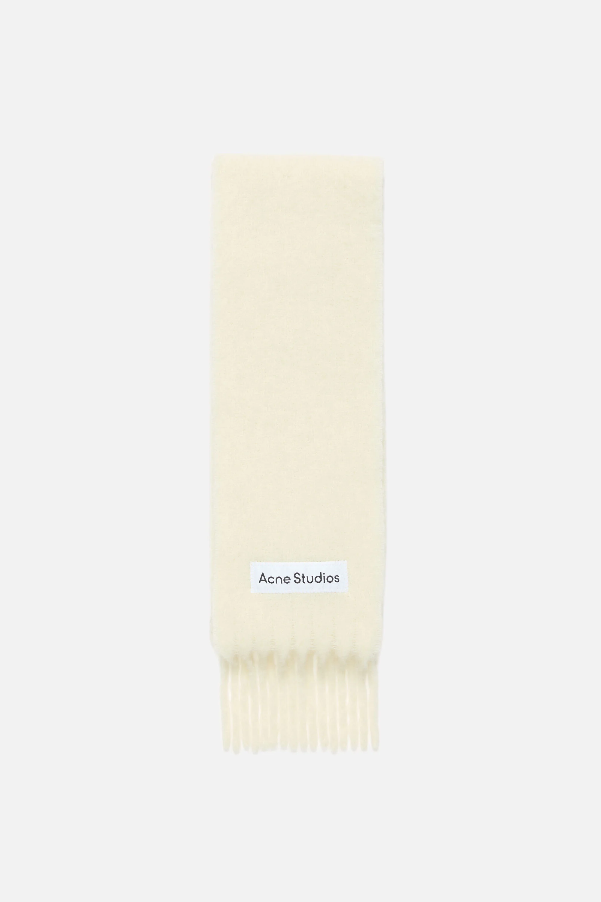 Skinny mohair scarf - White - 1