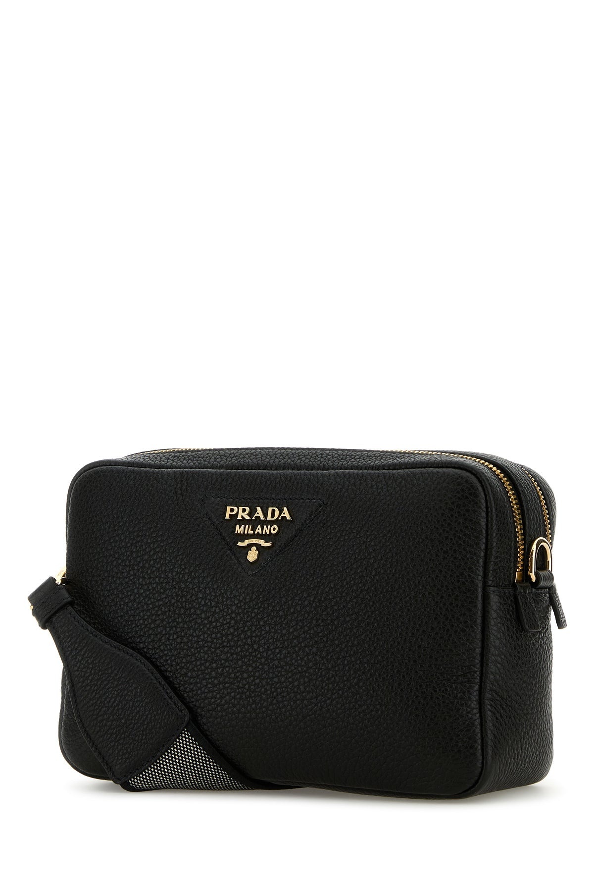 Prada Women Black Leather Crossbody Bag - 2