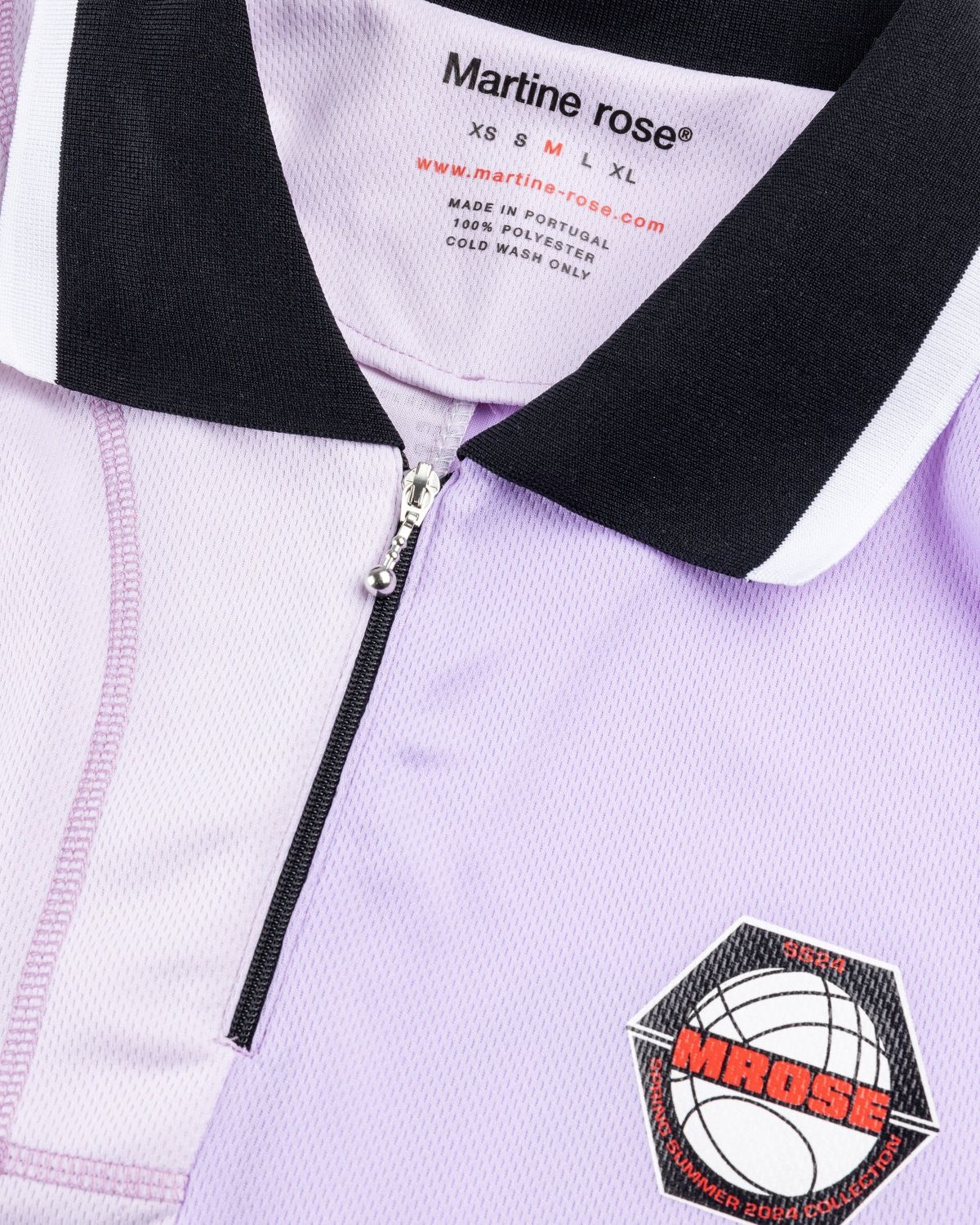 Martine Rose Martine Rose – Half And Half Football Top Lilac