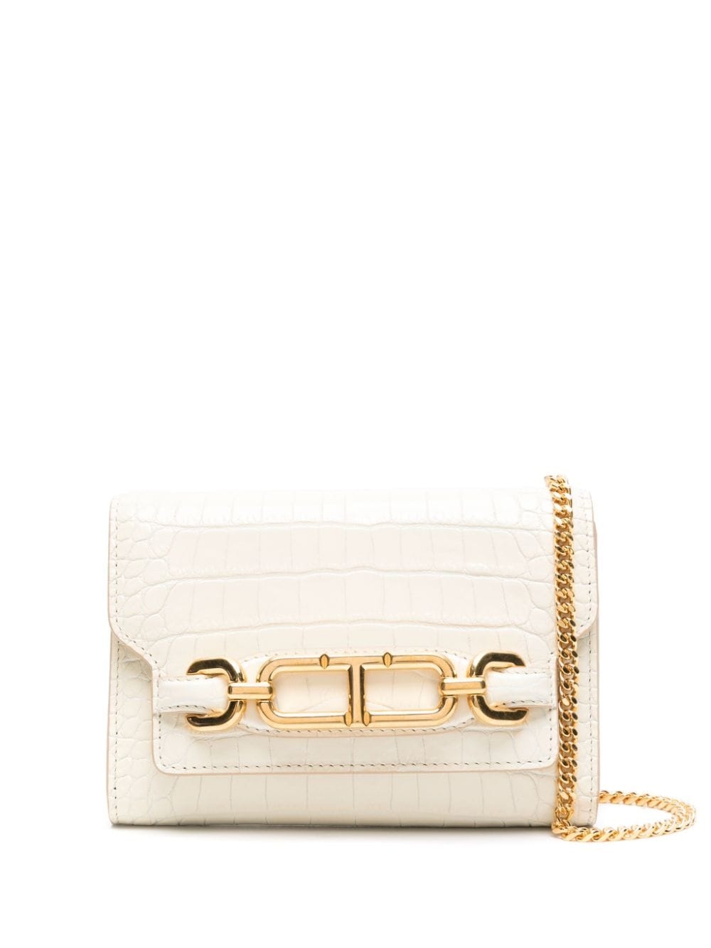 mini Whitney leather clutch bag - 1