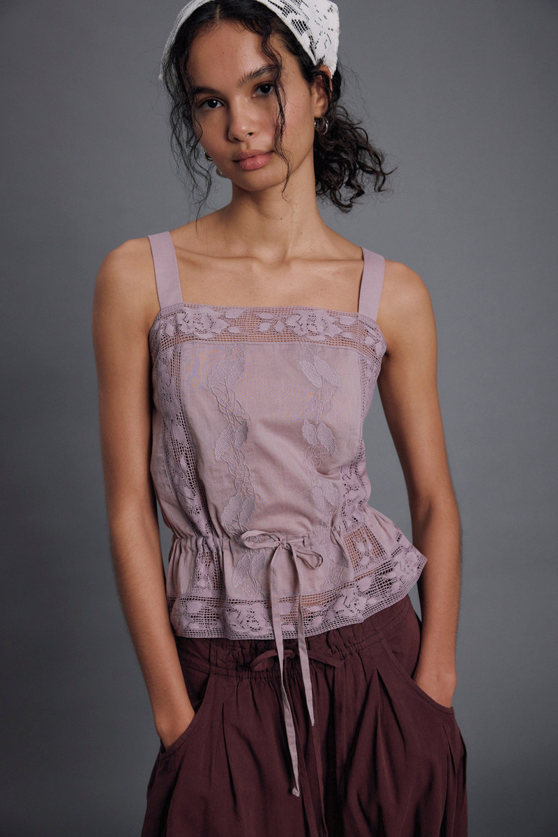 Wildflower Cross-Stitch Top 1