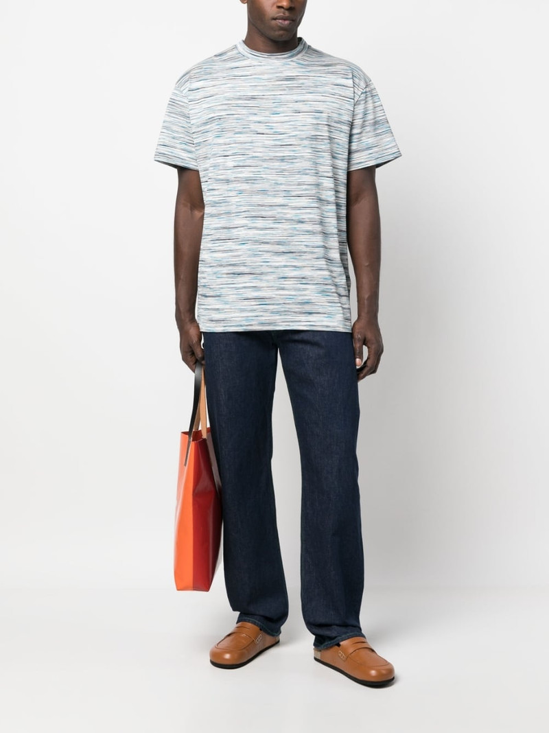 Missoni round-neck striped T-shirt outlook