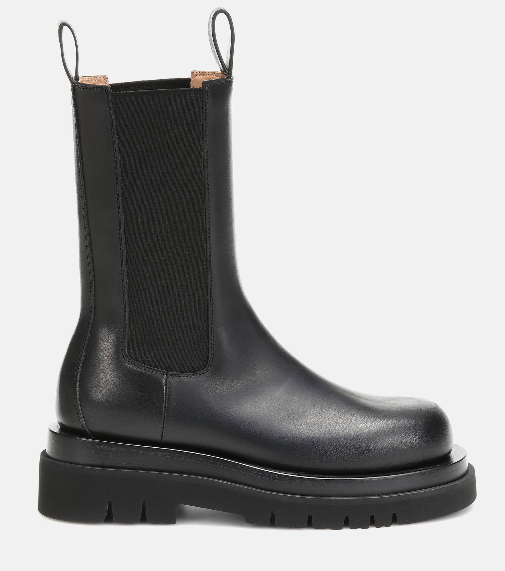 Lug leather ankle boots - 4