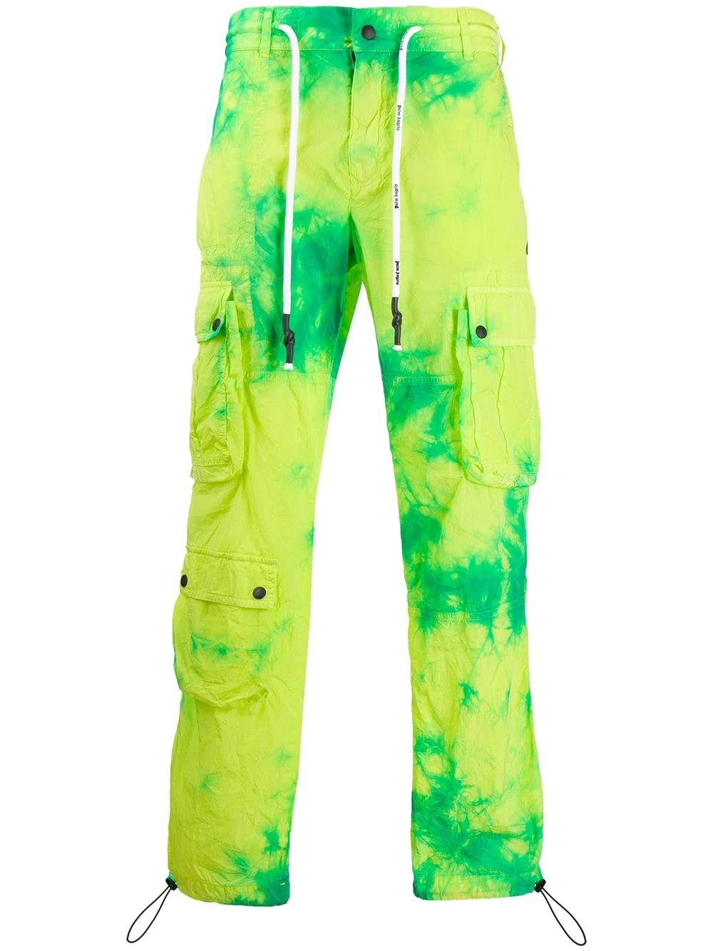 tie-dye army trousers - 1