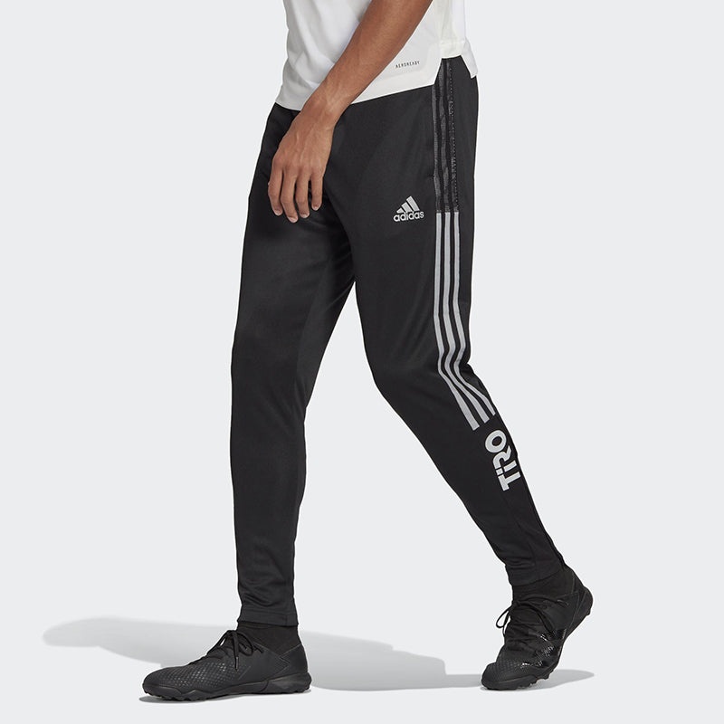 adidas Tiro Reflective Soccer/Football Training Sports Long Pants Black GM3878 - 4