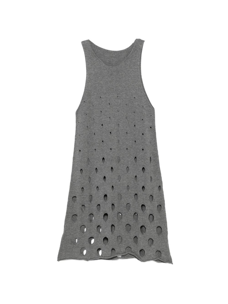 Aros perforated sleeveless dress 1