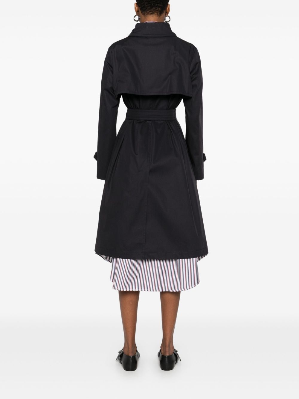 belted trench coat - 4