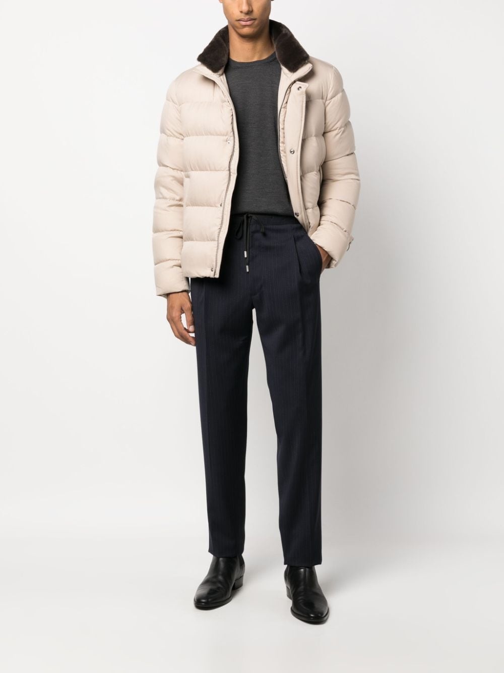 crew-neck wool jumper - 2