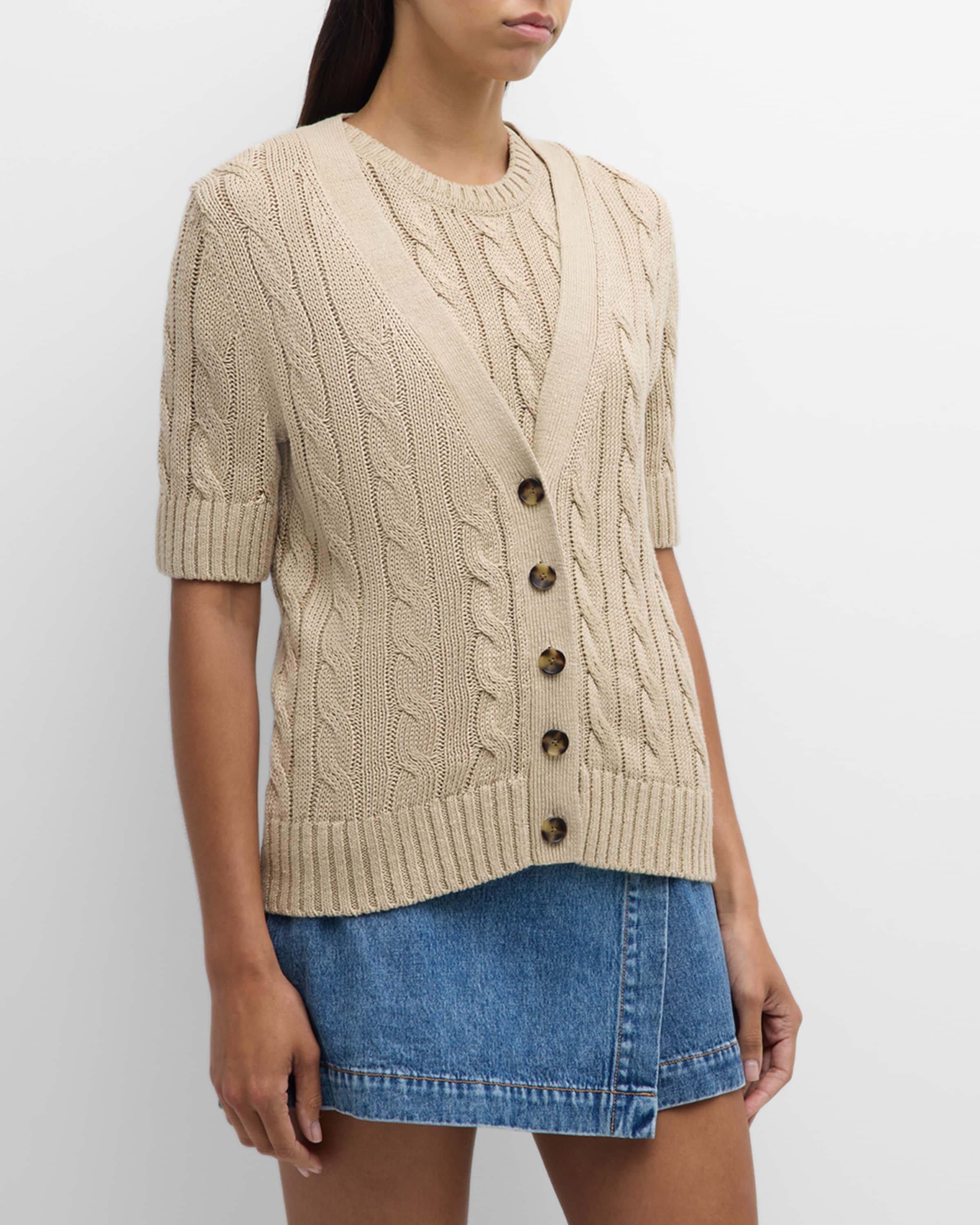 Julietta Short-Sleeve Cardigan - 2