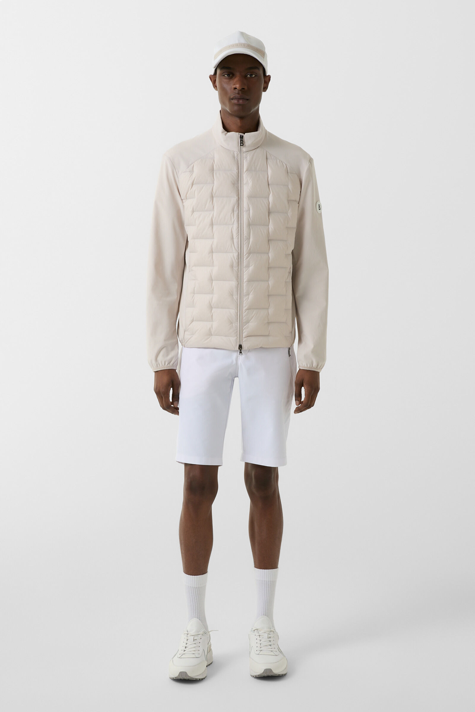 Dardan hybrid down jacket in Sand - 4