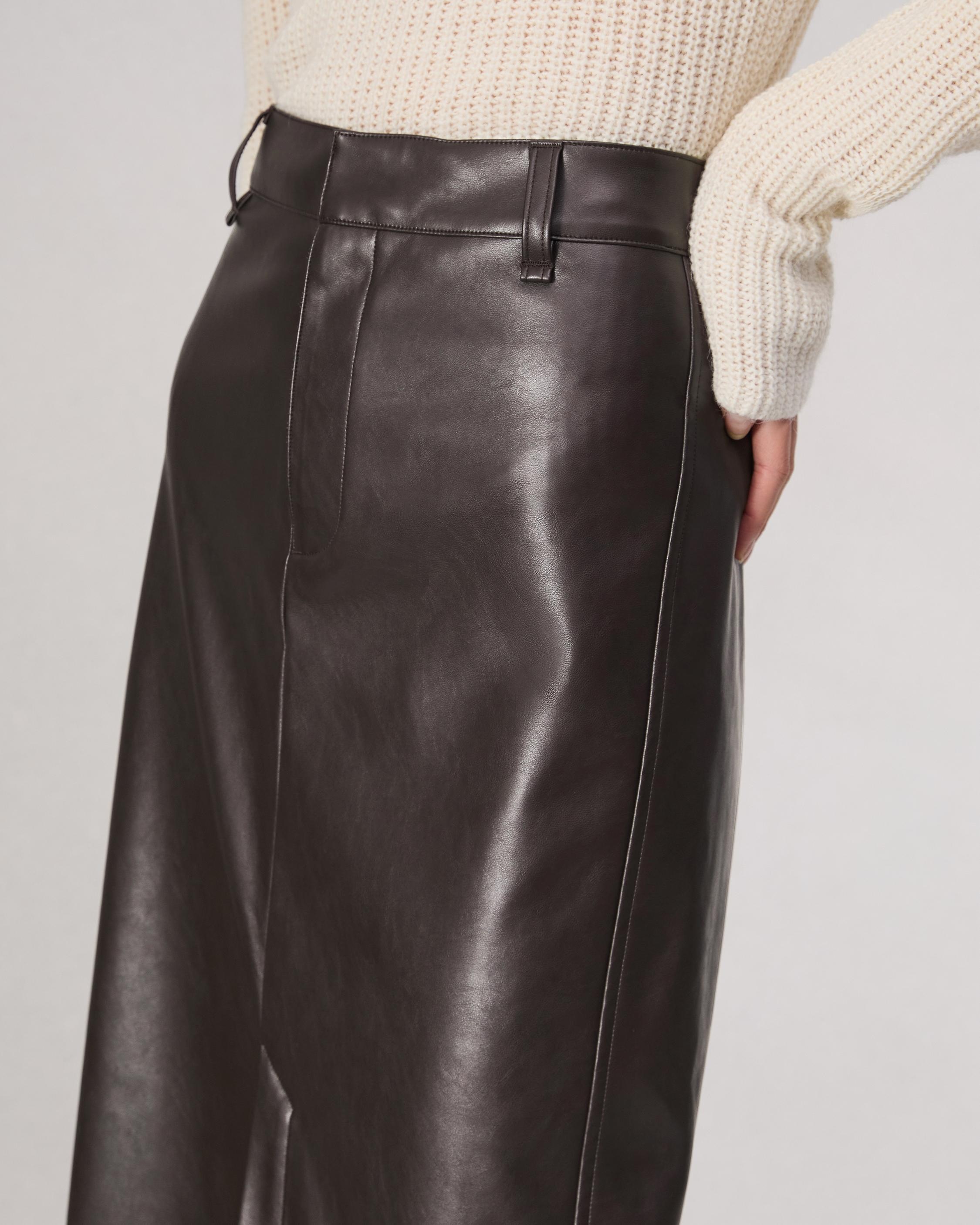 Rayne Faux Leather Skirt - 6