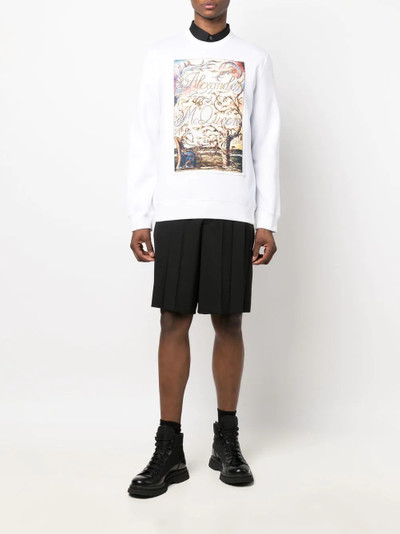 Alexander McQueen graphic-print sweatshirt outlook