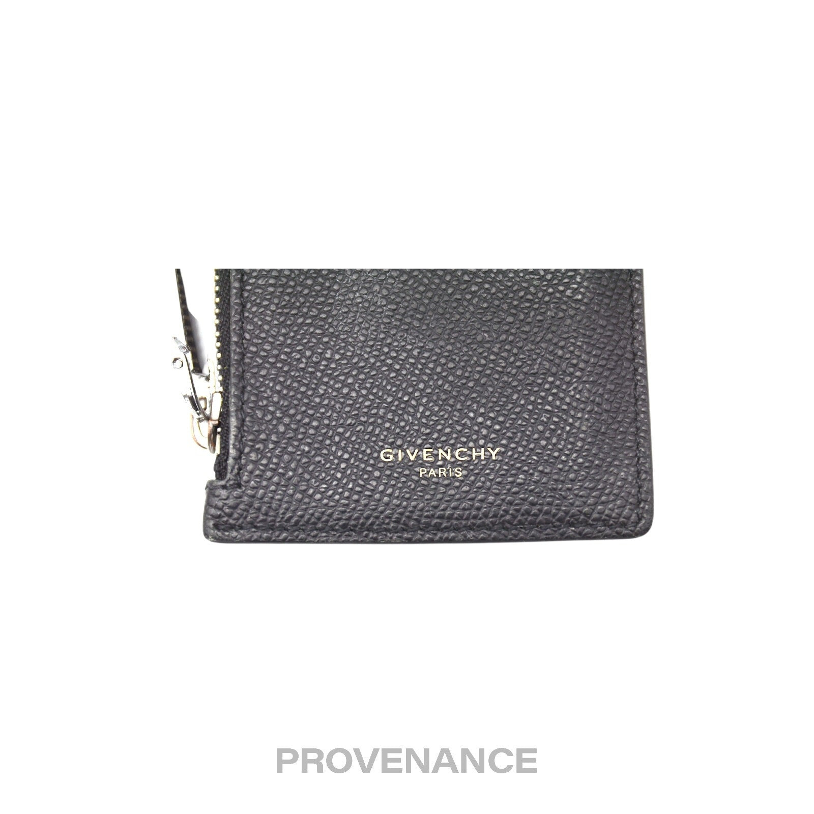 Givenchy Vertical Card Holder Wallet - Black Yellow - 6