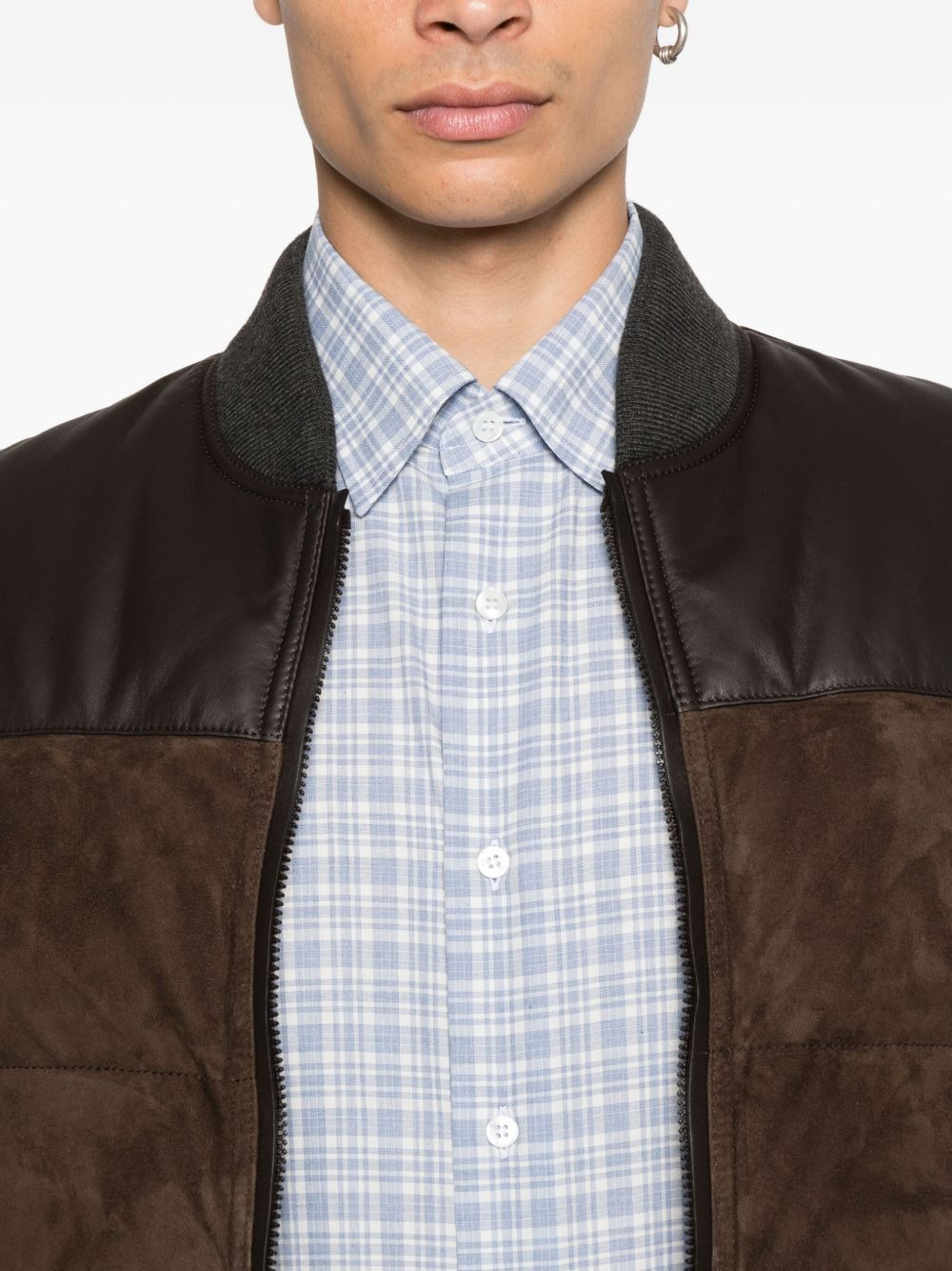 checked  Ventiquattro flannel-cotton shirt - 5
