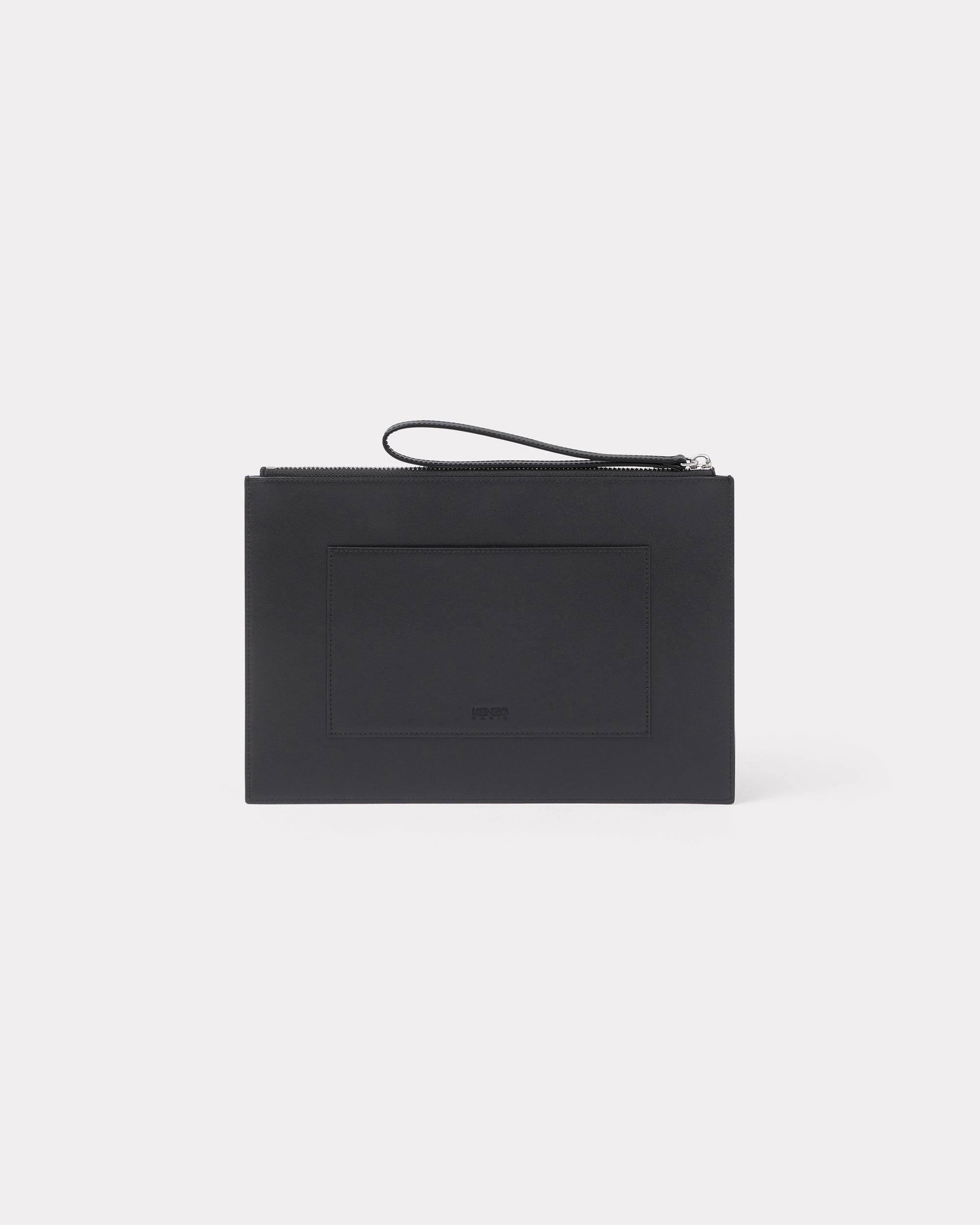 Large 'KENZO Emboss' leather pouch - 2