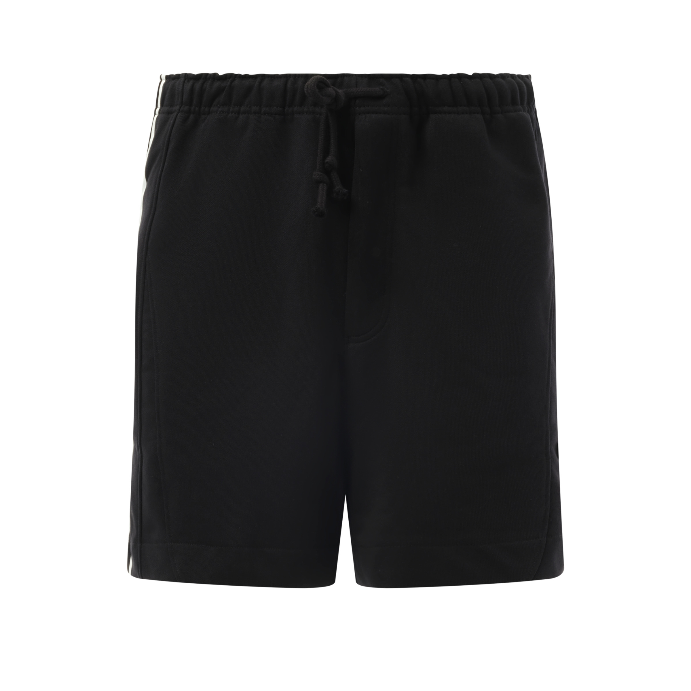 Football Cutout Shorts in Black - 2