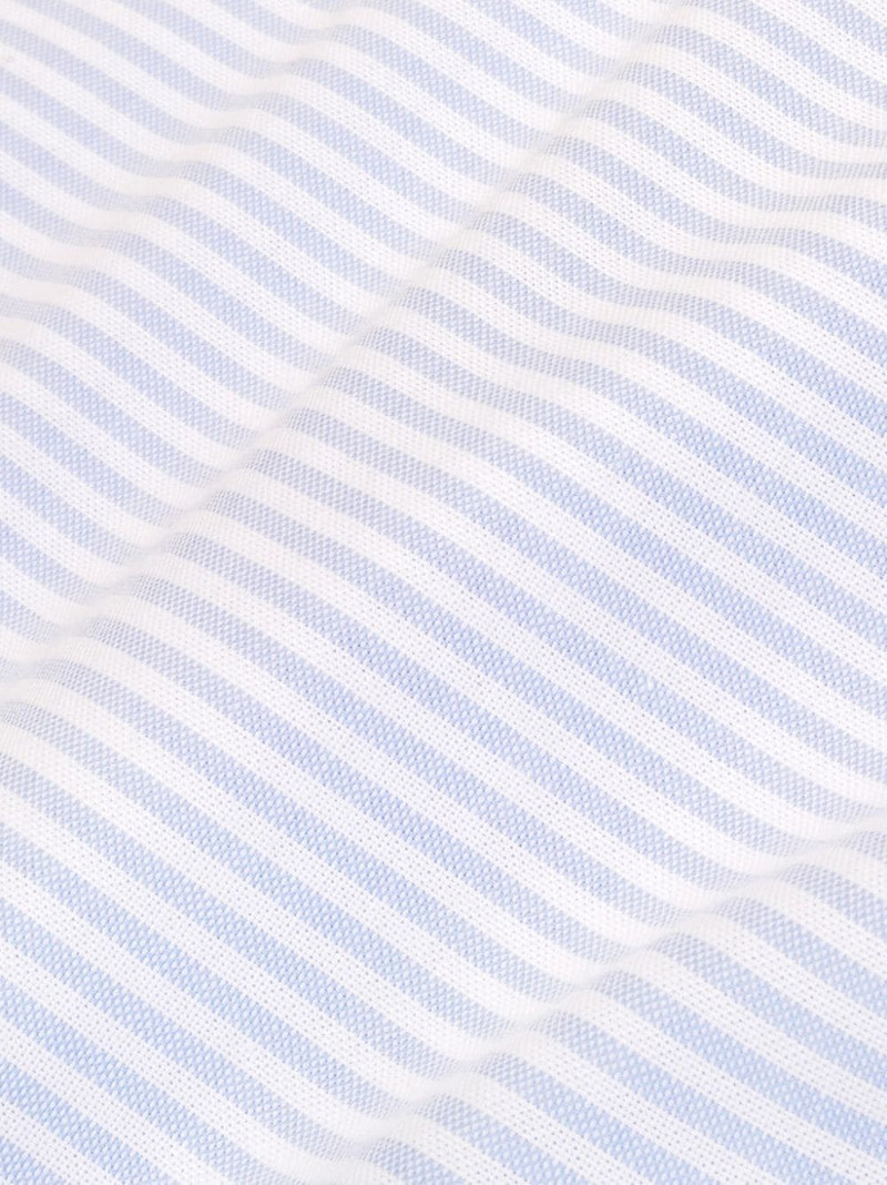 Sporty & Rich crown-logo striped Oxford shirt outlook