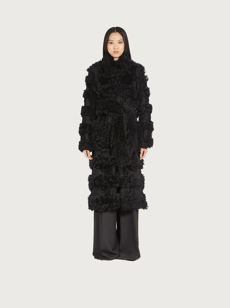 SHAVED SHEARLING COAT - 2