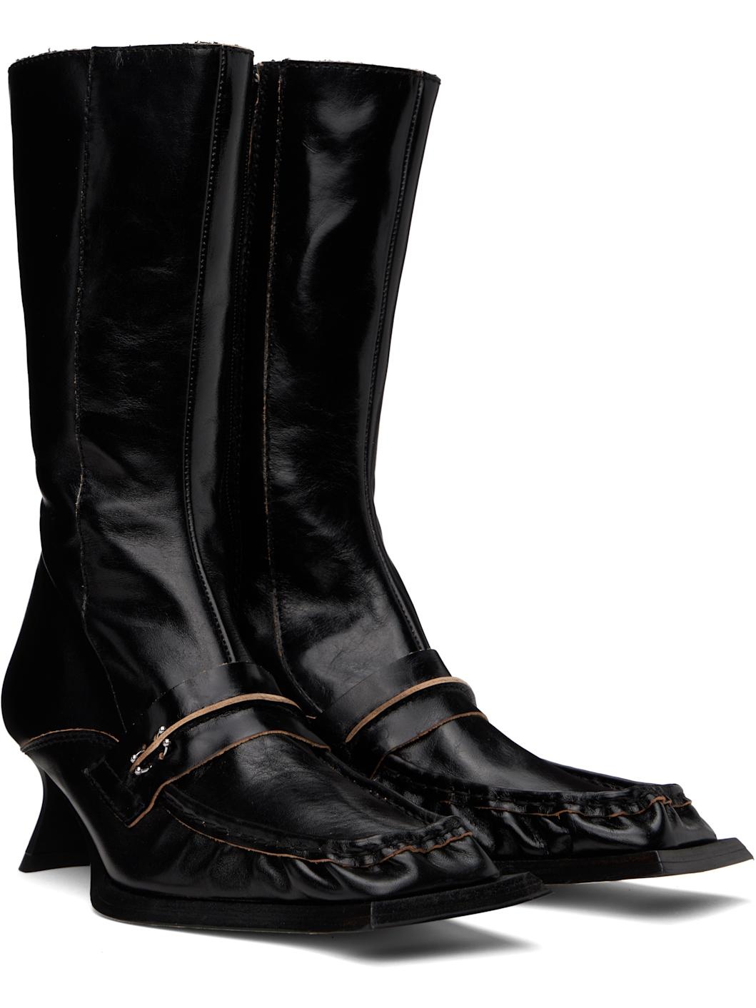 Black Halle Boots - 4