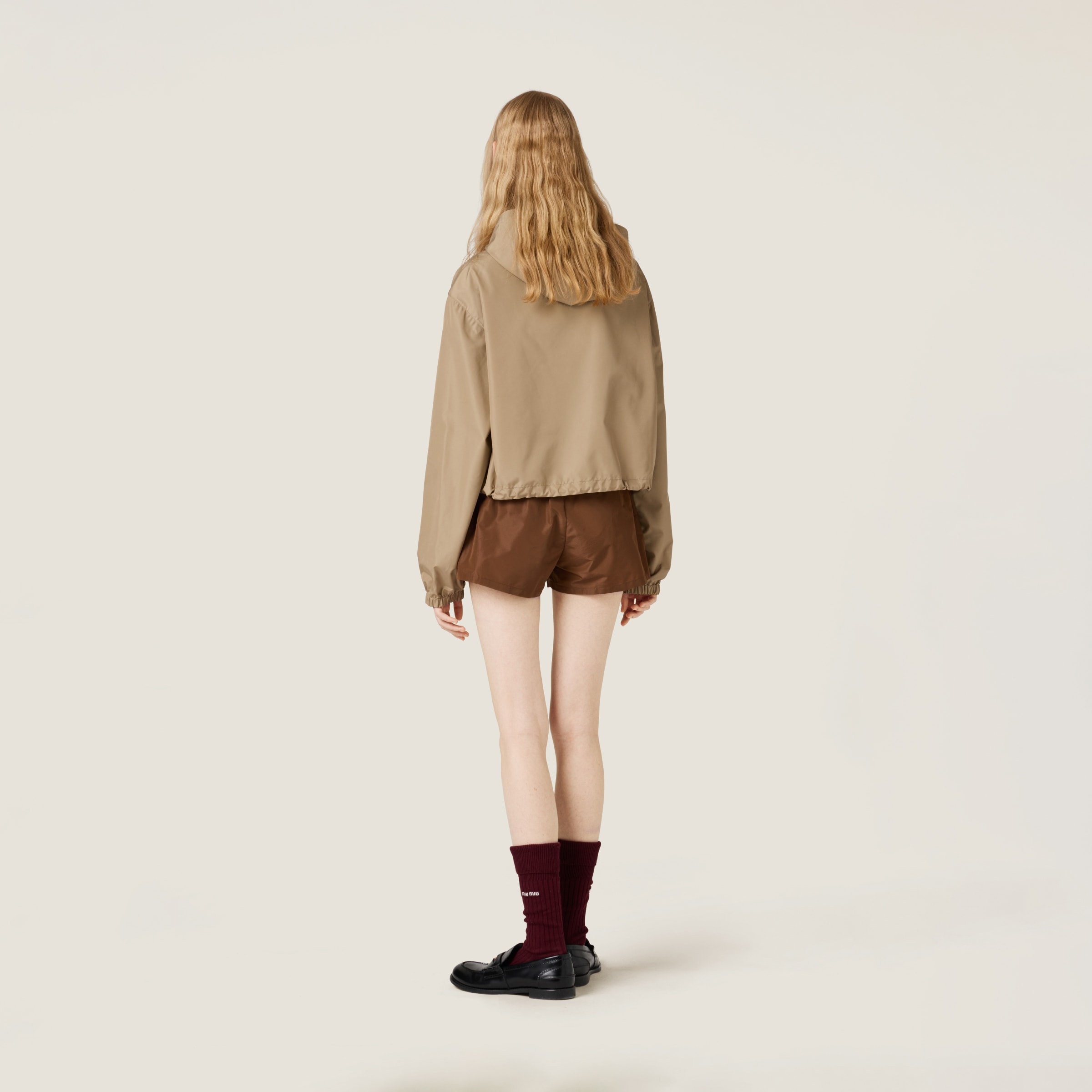 Technical fabric blouson jacket - 3