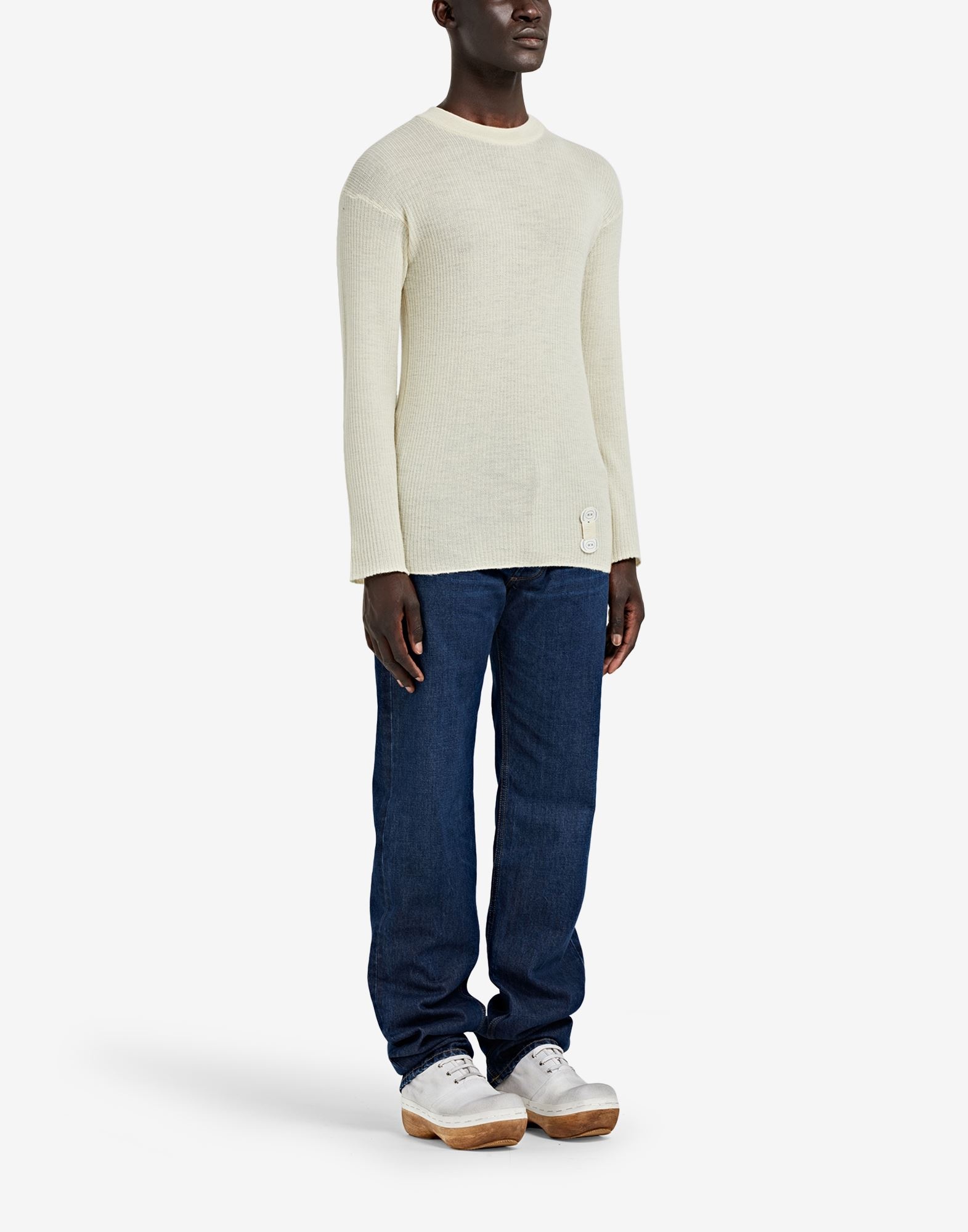 High neck ribbed sweater - 3