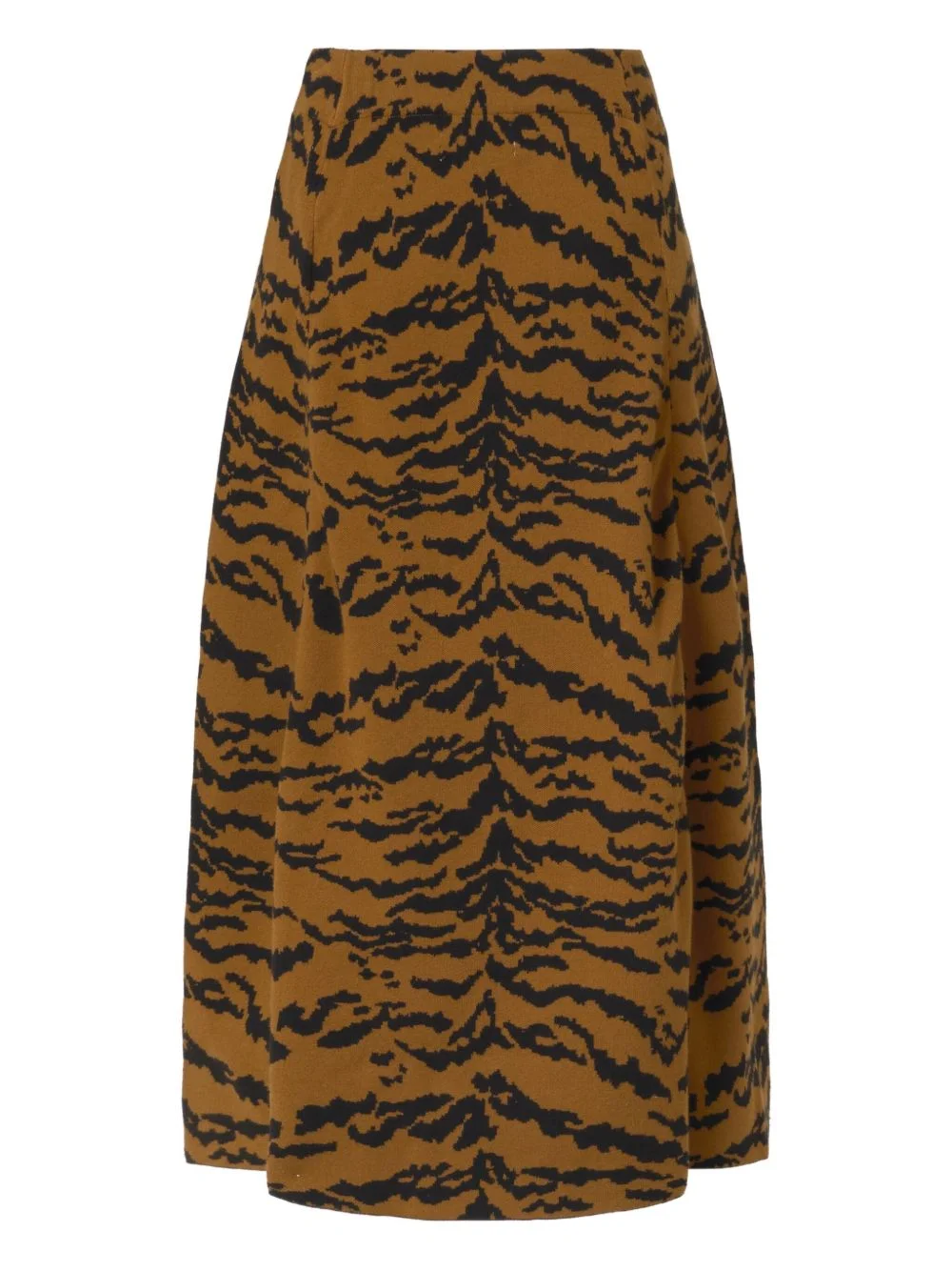 tiger-print skirt - 1