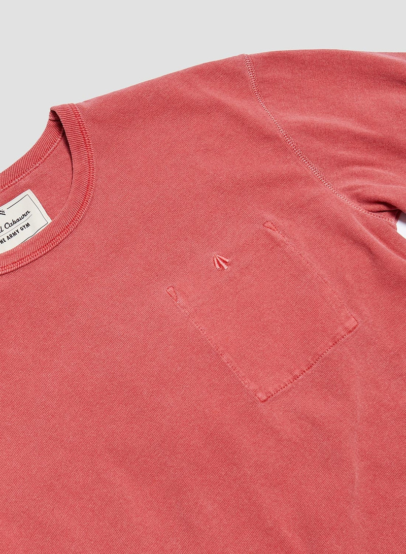 Military Tee in Vintage Red 6