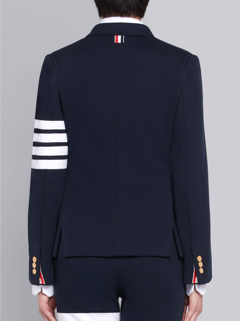 Navy Classic Loop Back Narrow Shoulder 4-Bar Jacket 3