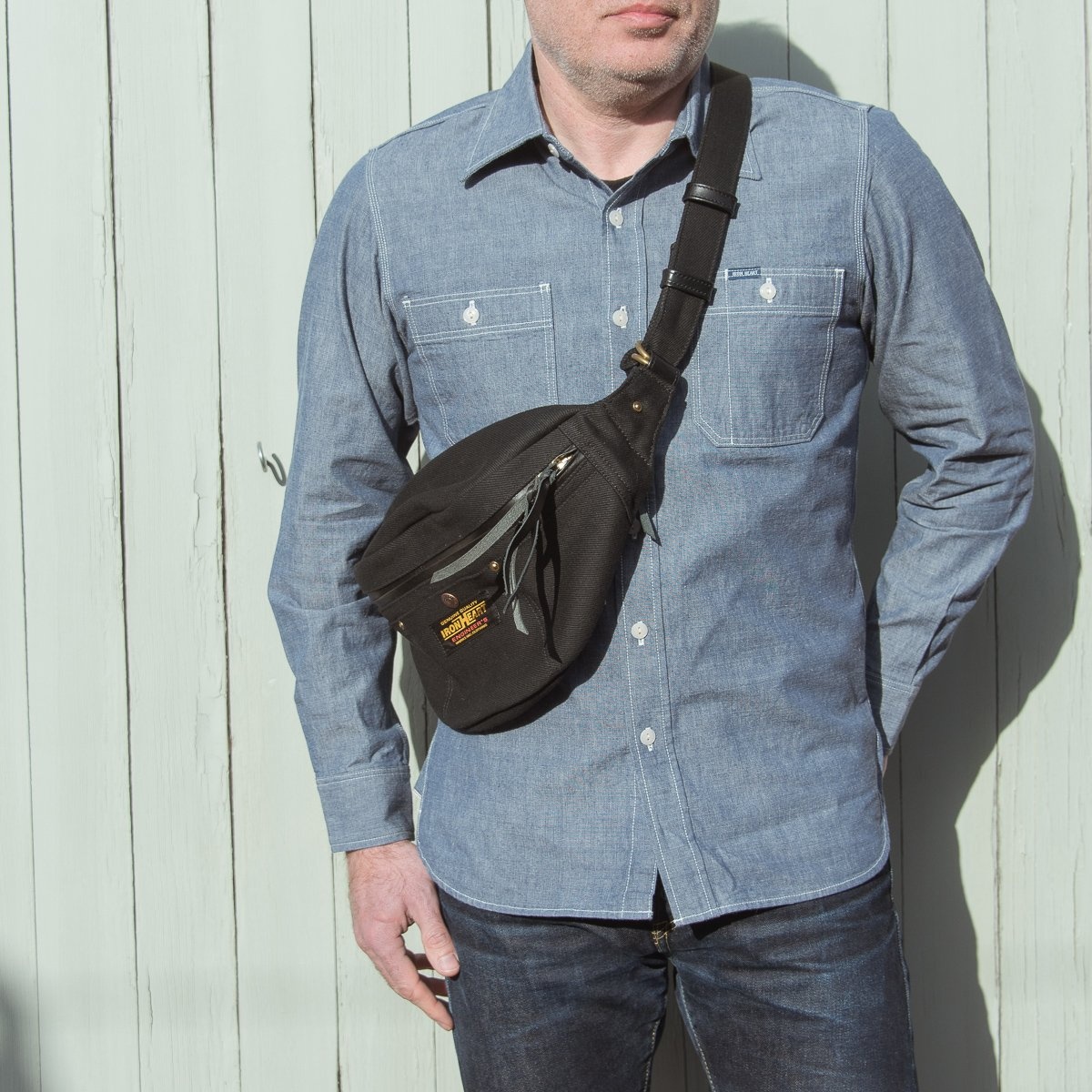 IHE-37 21oz Denim Waist Bag - Superblack - 9