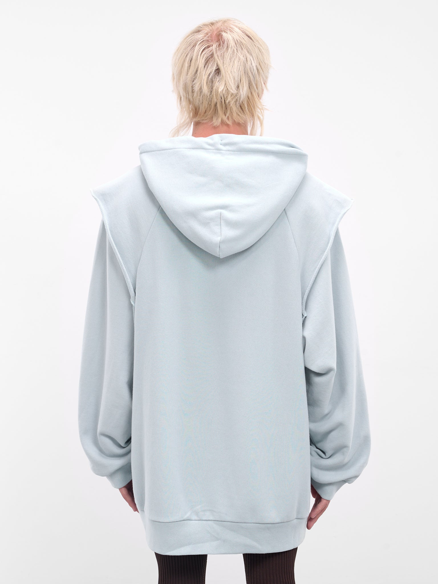 Oversized Moebius & Plank Layered Hoodie - 3