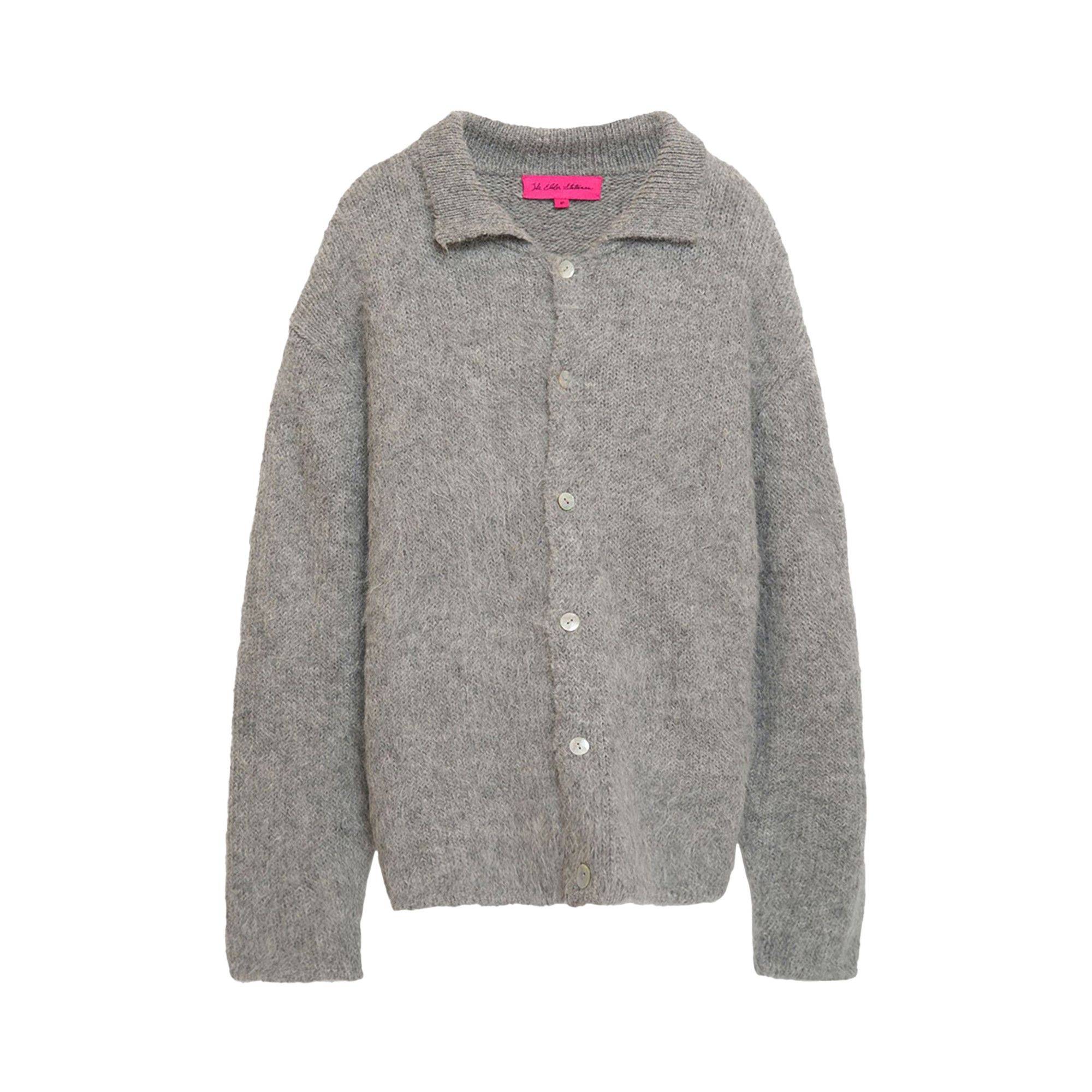 The Elder Statesman Thistle Button-Up 'Light Grey' - 1