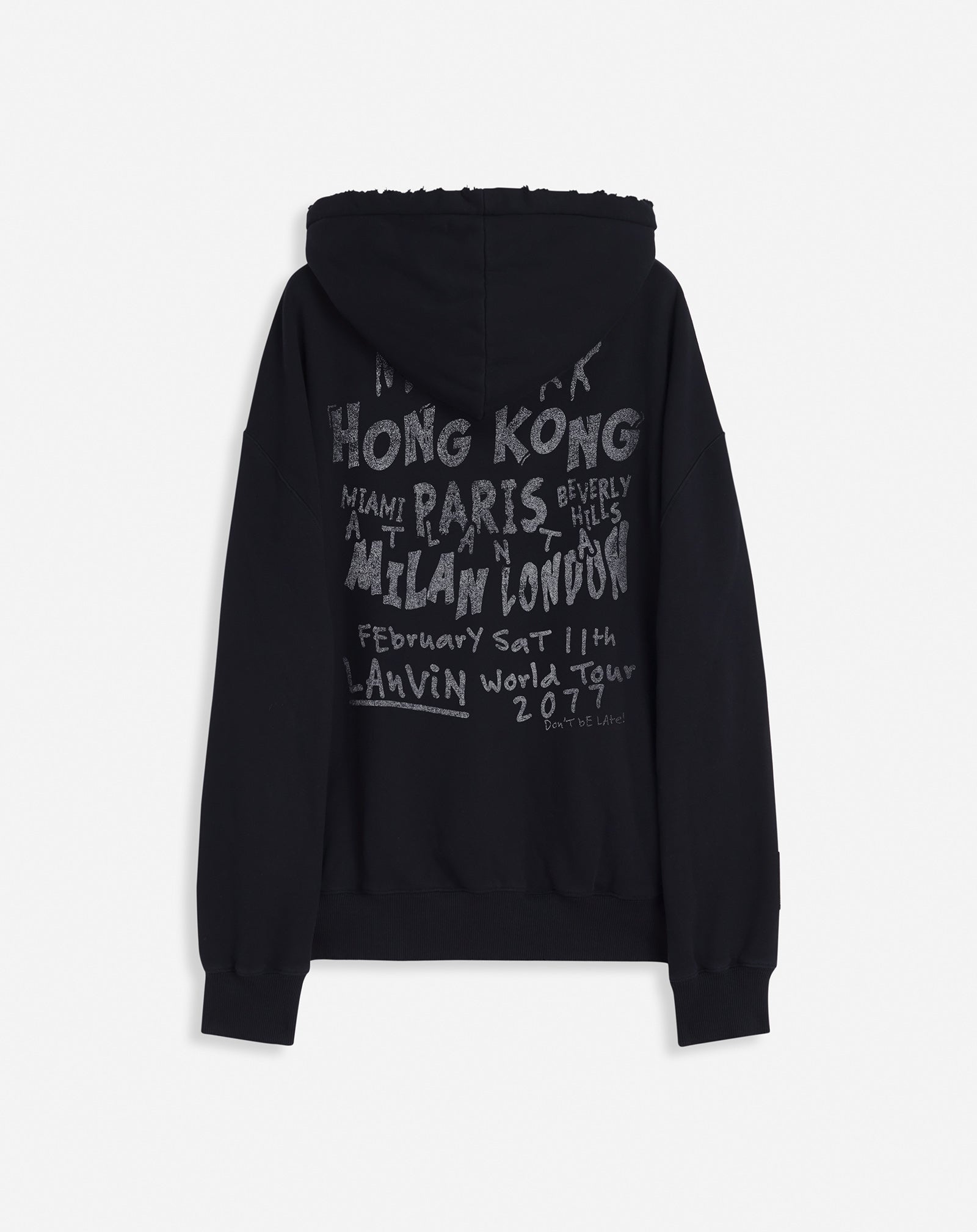 LANVIN X FUTURE UNISEX LOOSE-FIT PRINTED HOODIE - 6