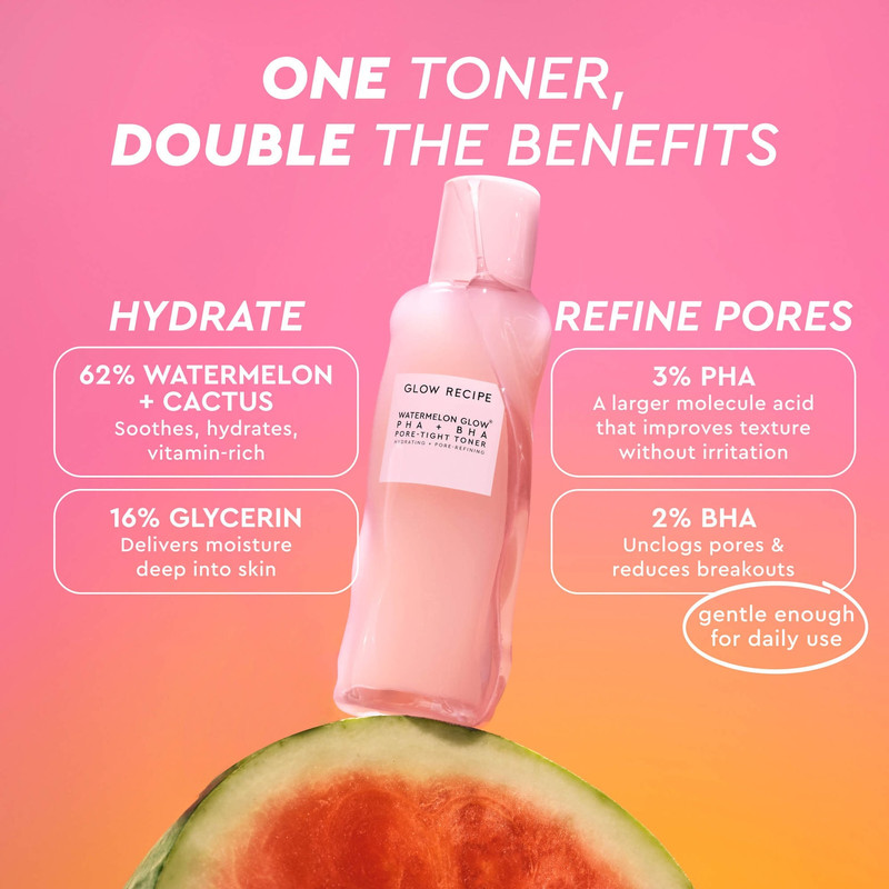 Watermelon Glow PHA + BHA Pore-Tight Toner 6