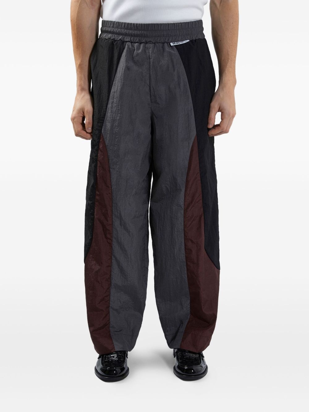colour-block trousers - 4