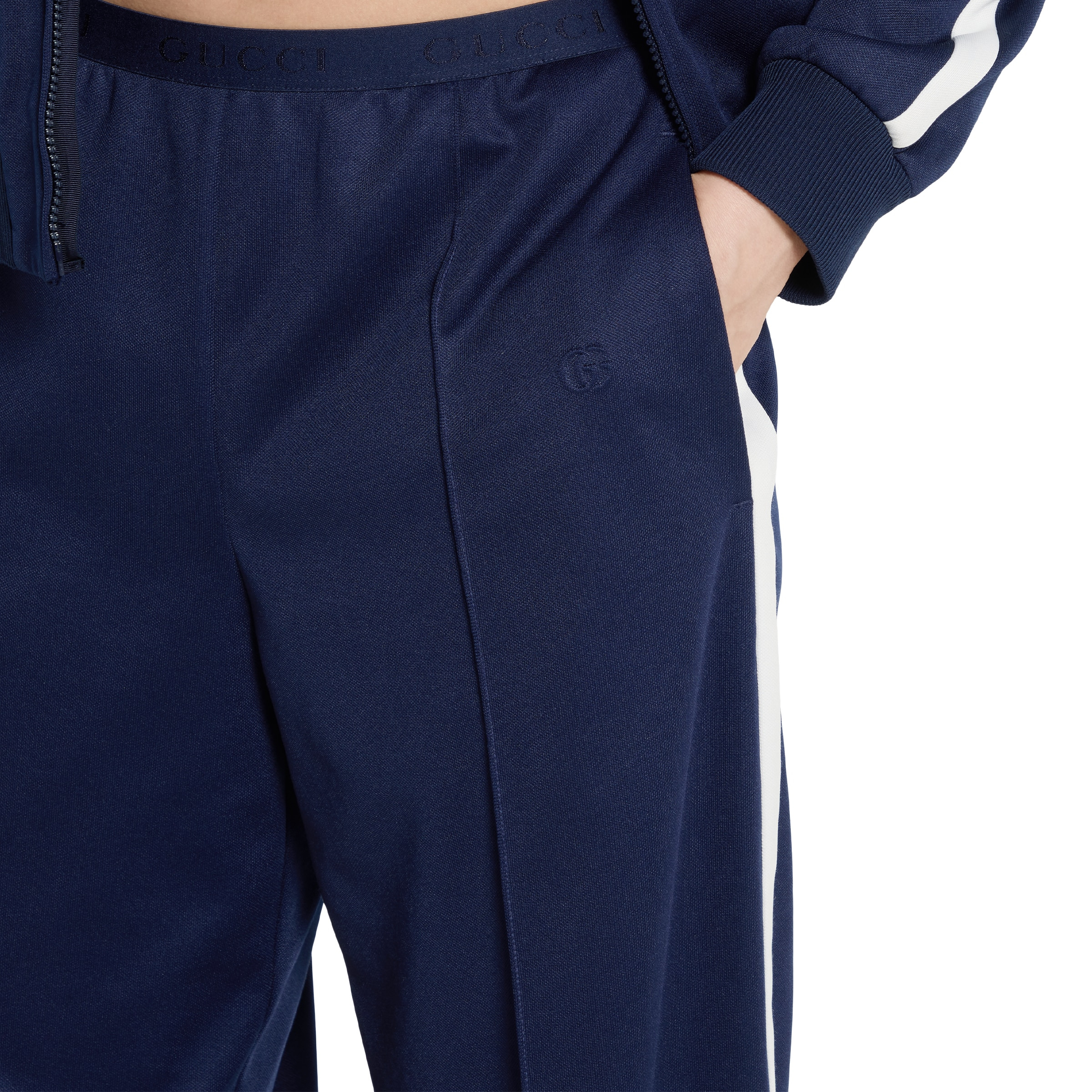 Technical jersey pants with logo - 5