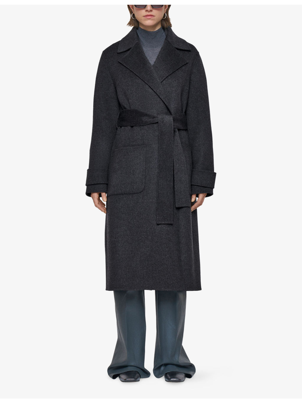Arline Double-Face Wool and Cashmere-Blend Coat - 2