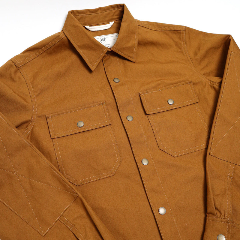 Patrol Shirt Gold Dry Wax Canvas 3