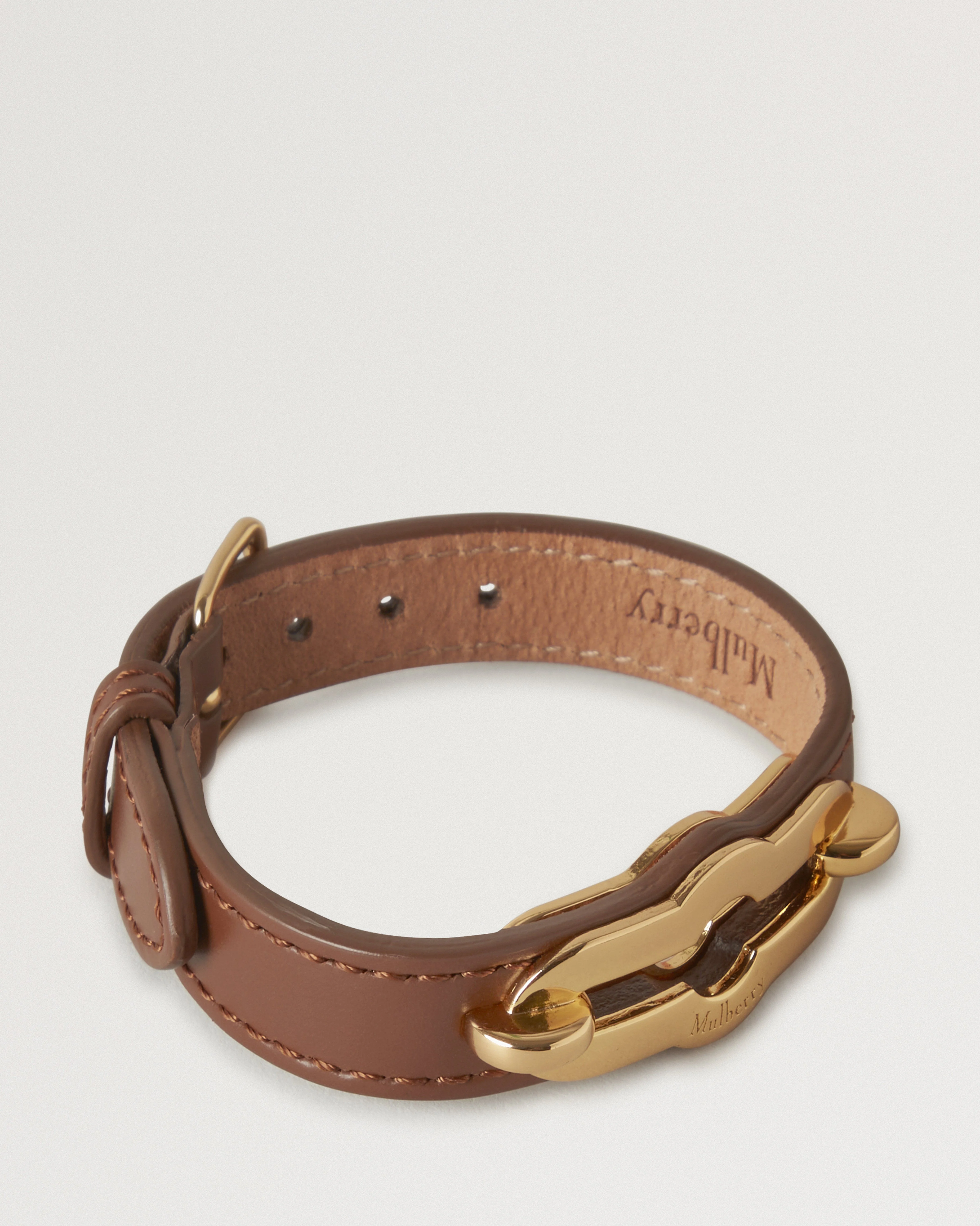 Pimlico Leather Bracelet
Bright Oak Super Lux Calf & Stainless Steel - 1