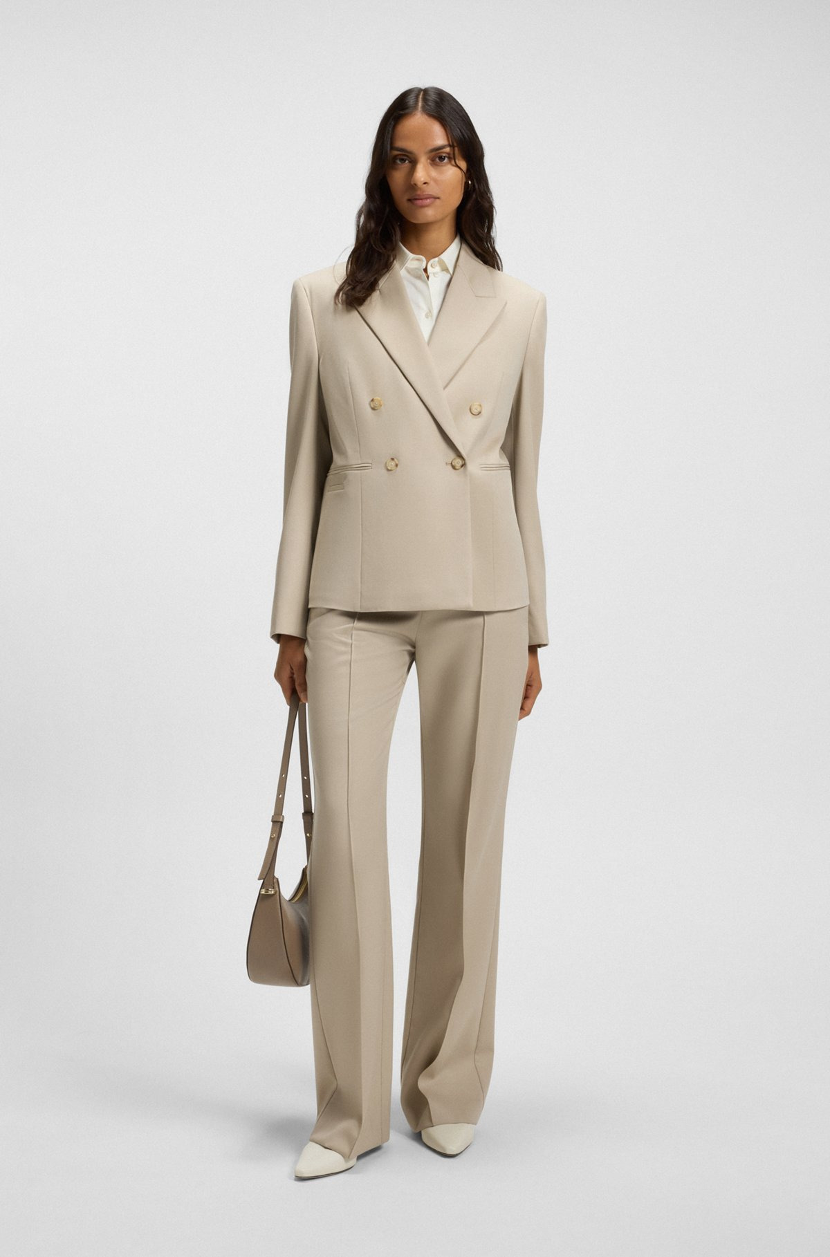 REGULAR-FIT BLAZER IN VIRGIN-WOOL TWILL - 3