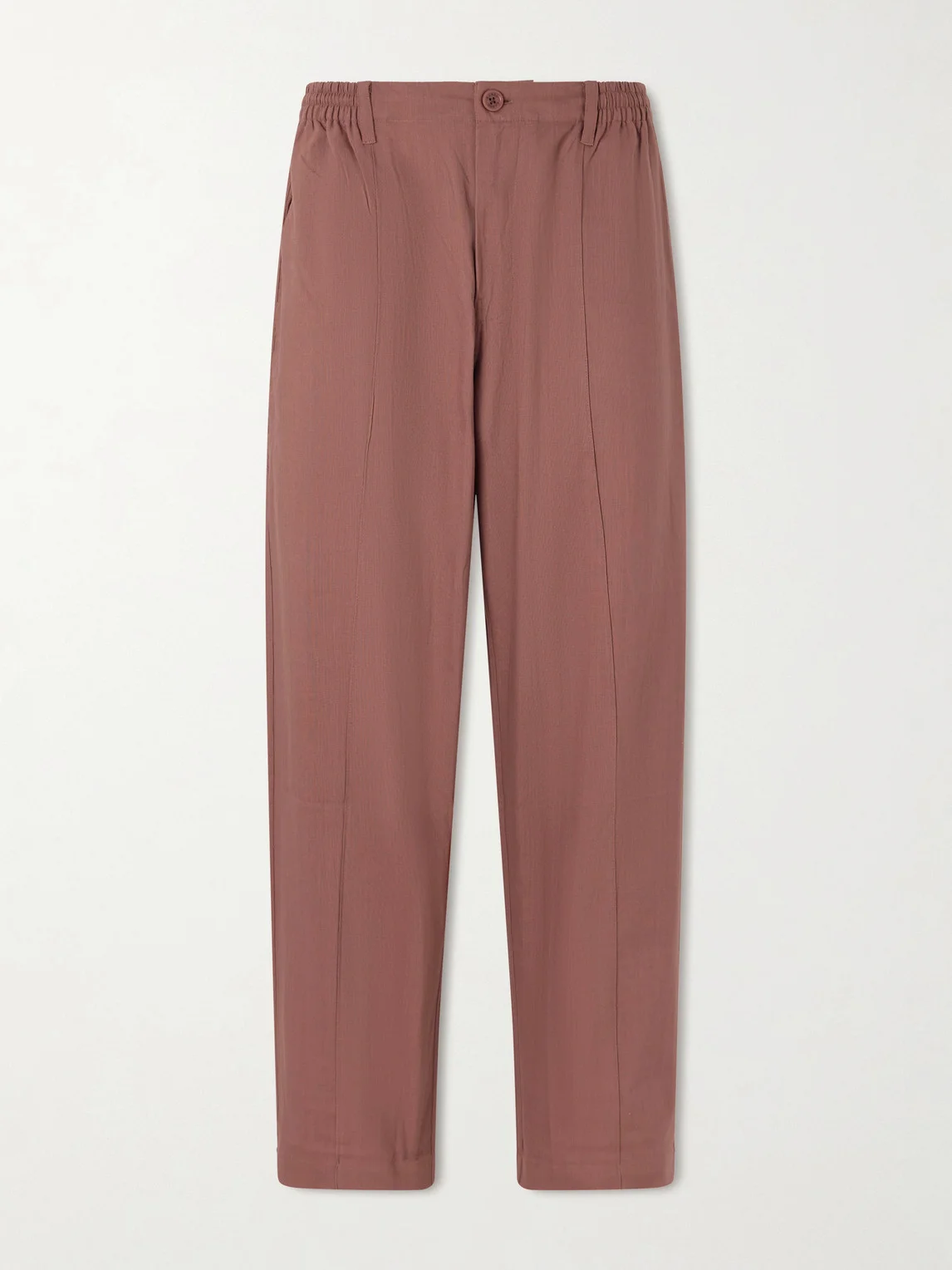 Kedar Straight-Leg Cotton Trousers - 1