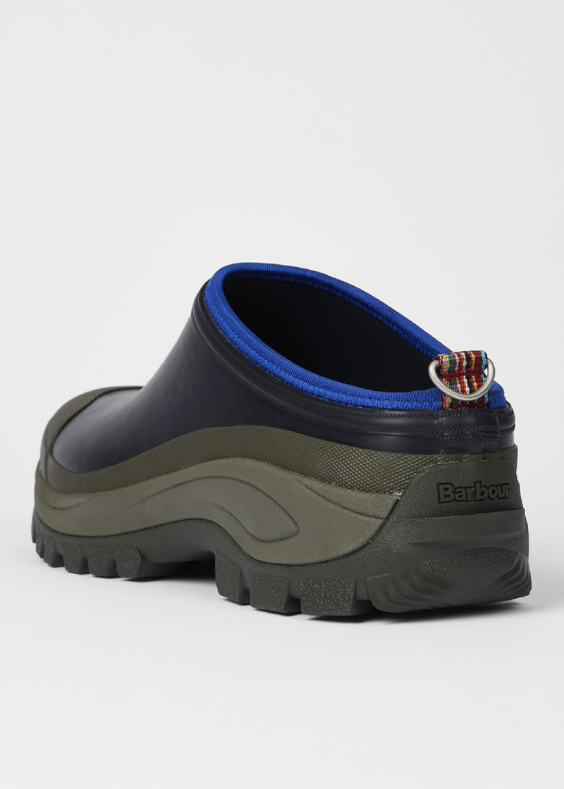 Paul Smith loves Barbour - Women's Dark Navy Clogs 4
