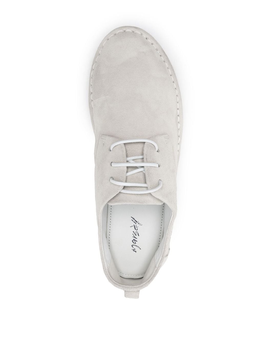almond-toe lace-up Oxford shoes - 4