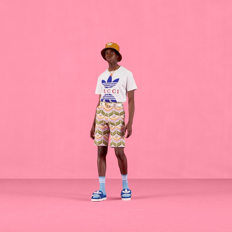GUCCI adidas x Gucci cotton jersey T-shirt outlook