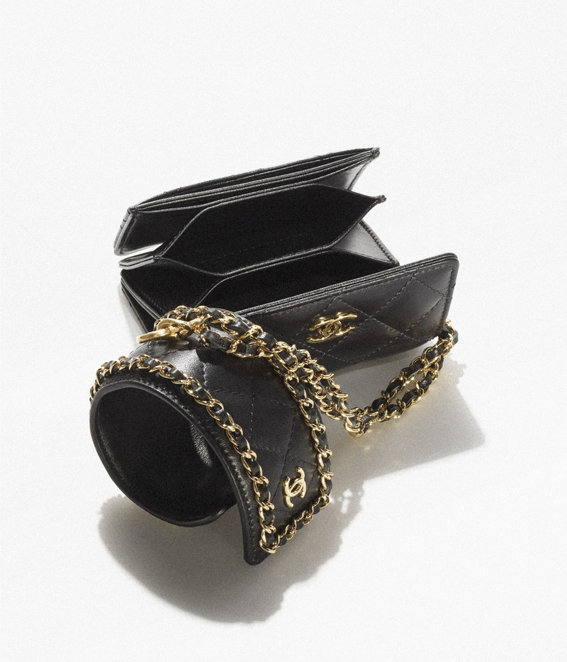 CHANEL Flap Card Holder with Cuff outlook