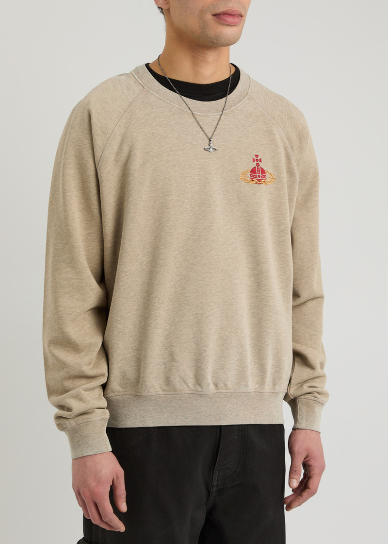 Vivienne Westwood Vivienne Westwood Orb-embroidered Cotton Sweatshirt outlook